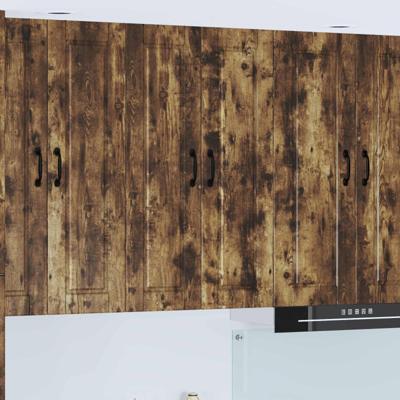 Keukenkast Gerookt eiken 60 x 31 x 100 cm Bewerkt hout