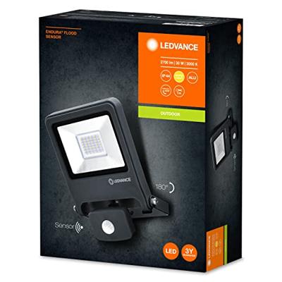 LEDVANCE ENDURA® FLOOD Sensor Warm White L 4058075239548 LED-buitenschijnwerper met bewegingsmelder 30 W Lichtkleur (naam): Warmwit