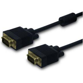Savio CL-29 VGA kabel 1,8 m VGA (D-Sub) Zwart