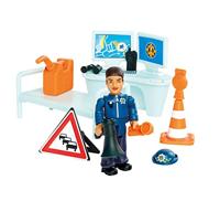 Dickie Toys Brandweerman Sam Politiebureau + Licht en Geluid - thumbnail