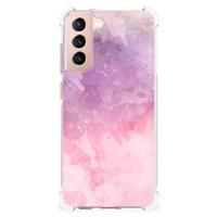 Back Cover Samsung Galaxy S21 FE Pink Purple Paint - thumbnail