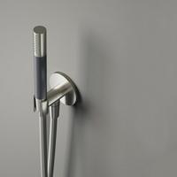 Hotbath Cobber M440 staafhanddouche met wandsteun en uitlaat en doucheslang 150cm chroom M440CR - thumbnail
