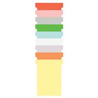 Nobo T-planbordkaarten index 3, ft 120 x 92 mm, violet - thumbnail