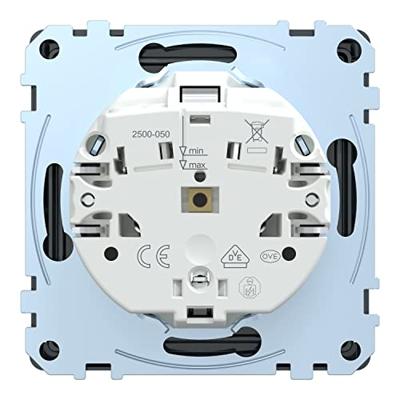 Merten MEG2310-7214 Wandcontactdoos AquaDesign Antraciet 1 stuk(s)
