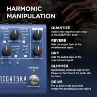 Strymon NightSky - Time-Warped Reverberator reverb effectpedaal - thumbnail