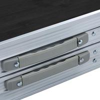 VidaXL Campingtafel inklapbaar 240x60 cm aluminium grijs - thumbnail