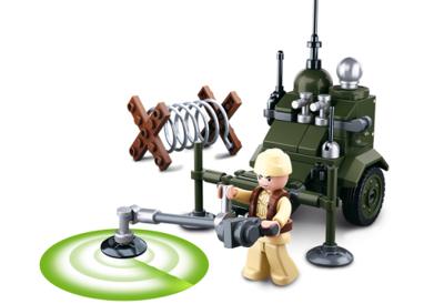 Sluban WWII - Mine Search Team (M38-B0678D)