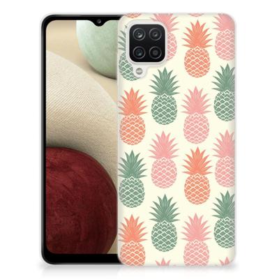 Samsung Galaxy A12 | Siliconen Case | Ananas