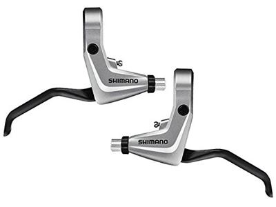 SHIMANO remgreep "alivio bl-t4000" br.lever shim. alivio pair 2-f sil.w.cab.+sle.
