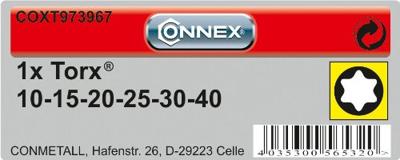 Connex Bitsset Torx + Houder (7Dlg) - COXT973967