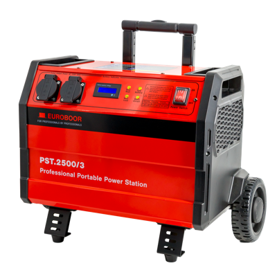 Euroboor Mobiele Stroomvoorziening | Voedingsbron Spanning 220 Volt | 3500 Watt | Inclusief hoes - PST.2500/3