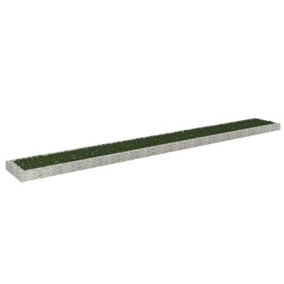 VidaXL Gabion plantenbak verhoogd 800x100x20 cm gegalvaniseerd staal VidaXL Gabion plantenbak verhoogd 800x100x20 cm gegalvaniseerd staal