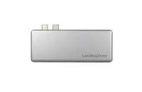 LandingZone USB Type-C Hub New Macbook Pro USB-C USB-A USB-C -Gen HDMI SD-kaart - thumbnail