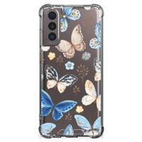 Case Anti-shock voor Samsung Galaxy S21 Vlinder - thumbnail