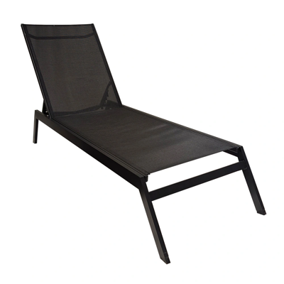 Malaga Ligbed Black 205 × 63 × 100 cm Buitengewoon de Boet - Buitengewoon de boet