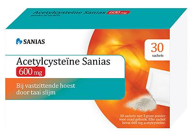 Acetylcysteine 600mg sachets 3 gram 30 Sachets