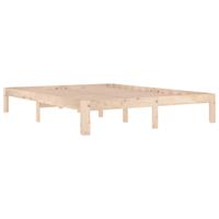 Bedframe massief hout 150x200 cm - thumbnail