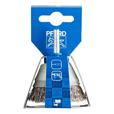 PFERD TOOLS 43703002 Komborstel ongetordeerd TBU Ø 50 mm schacht-Ø 6 mm Ø roestvrijstalen draad 0,30 5 stuk(s) PFERD TOOLS 43703002 Komborstel ongetordeerd TBU Ø 50 mm schacht-Ø 6 mm Ø roestvrijstalen draad 0,30 5 stuk(s)