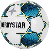 Derbystar Classic Light II Voetbal 4 x 3 Vlakken Maat 5 Wit Blauw Geel - thumbnail