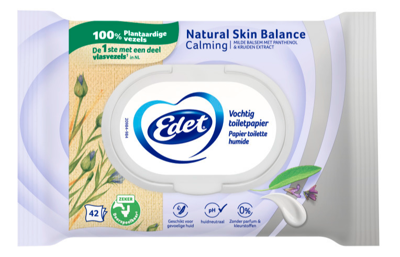 Edet Natural Skin Balance Vochtig Toiletpapier Edet Natural Skin Balance Vochtig Toiletpapier