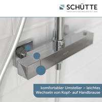 Schutte TRENTO Regendouche set met thermostatische kraan | Chroom - 60140 - thumbnail