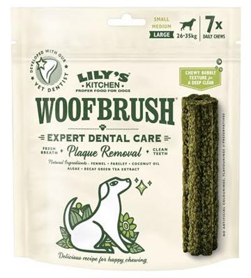 Lily's Kitchen Woofbrush Dental kauwsticks hondensnacks L x2 Lily's Kitchen Woofbrush Dental kauwsticks hondensnacks L x2