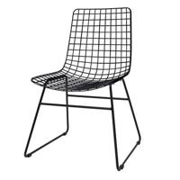 HKliving Wire stoel zwart - thumbnail