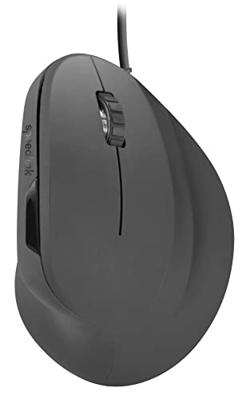 SpeedLink Piavo Ergonomische muis USB Optisch Zwart 6 Toetsen 800 dpi, 1200 dpi, 1600 dpi, 2400 dpi Ergonomisch
