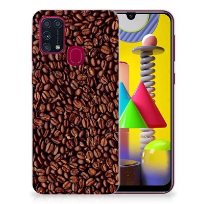 Samsung Galaxy M31 | Siliconen Case | Koffiebonen