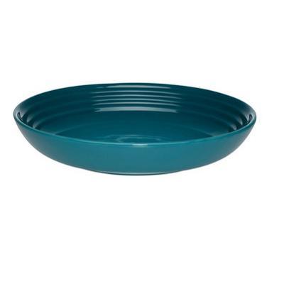 LE CREUSET - Aardewerk - Diep bord 22cm Deep Teal LE CREUSET - Aardewerk - Diep bord 22cm Deep Teal
