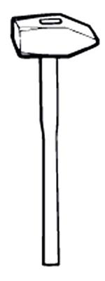 Connex Mokersteel 700Mm (Moker 4Kg) Es - COX850700