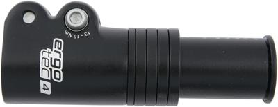 Ergotec Stuurpen verlenger ahead 3 - 1-1/8" al6061 t6 - zwart gezandstraald - thumbnail