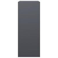 Haardhoutrek 60x40x100 cm staal antracietkleurig - thumbnail