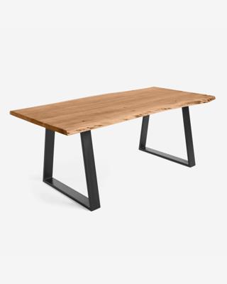 Kave Home Eettafel 'Alaia' Acacia Boomstam, 160 x 90cm