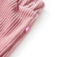 Kinderbroek 128 ribfluweel Lichtroze - thumbnail