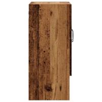 Wandkast 60x31x70 cm bewerkt hout oud houtkleurig - thumbnail