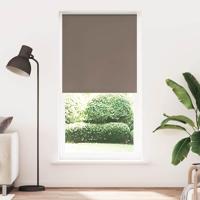 VidaXL Rolgordijn verduisterend koffie 110x230 cm stofbreedte 105,7 cm - thumbnail