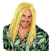 Pruik Jamaica met dreadlocks blond - thumbnail