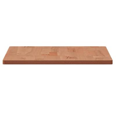 Tafelblad rechthoekig 60x40x1,5 cm massief beukenhout