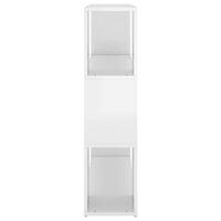 VidaXL Boekenkast/kamerscherm 100x24x94 cm hoogglans wit - thumbnail