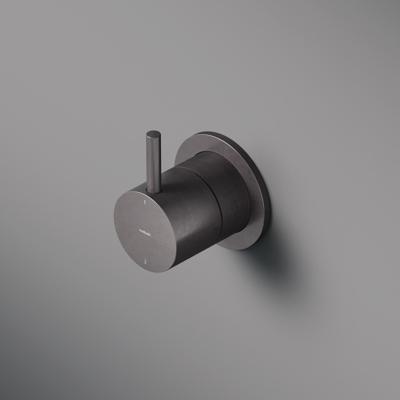 Omstelkraan Hotbath Cobber Inbouw afbouwdeel 2-weg Verouderd Messing Living Colours