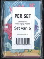 Uitnodiging Interstat Zeemeermin | 6 stuks - thumbnail