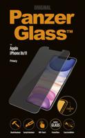 PanzerGlass Standard Privacy P2662 Screenprotector (glas) met privacyfolie Apple iPhone 11, iPhone XR 1 stuk(s) Anti-vingerafdruk, Antibacterieel - thumbnail