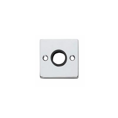 Rozetten met nokken vierkant 55x55x8mm messing verchroomd Rozetten met nokken vierkant 55x55x8mm messing verchroomd