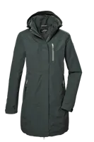 Killtec KOS 30 Parka Jas Dames Dark Green 38 - thumbnail