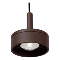 Lucide LENZ - Plafondspot Binnen/Buiten - Ø 11 cm - LED - 1x8W 2700K - IP54 - Roest bruin | Essential - thumbnail