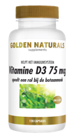 Golden Naturals Vitamine D3 75mcg Capsules - thumbnail