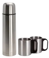 Redcliffs Thermosfles 1 Liter met 2 Drinkbekers - thumbnail