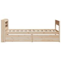 Bedframe zonder matras massief grenenhout 90x200 cm - thumbnail