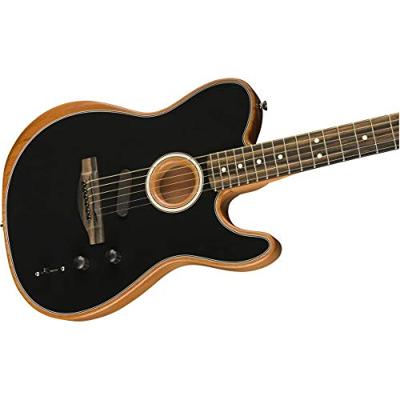 Fender American Acoustasonic Telecaster Black met gigbag